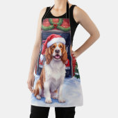 English Springer Spaniel Fire Station Santa Schürze (InSitu)