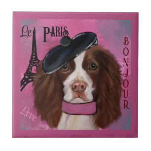 English Springer Spaniel Fliese