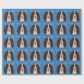ENGLISH SPRINGER SPANIEL GESCHENKPAPIER (Flach)