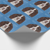 ENGLISH SPRINGER SPANIEL GESCHENKPAPIER (Ecke)