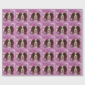 ENGLISH SPRINGER SPANIEL GESCHENKPAPIER (Flach)