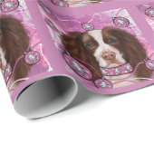 ENGLISH SPRINGER SPANIEL GESCHENKPAPIER (Rolleneckpunkt)