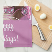 ENGLISH SPRINGER SPANIEL GESCHIRRTUCH (Viertel Falte)