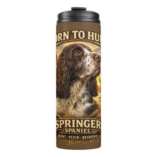 English Springer Spaniel Jagdhund Thermosbecher (Vorderseite)
