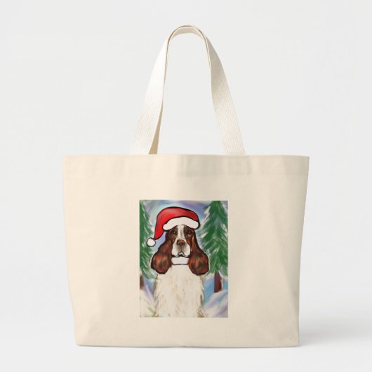 ENGLISH SPRINGER SPANIEL JUMBO STOFFBEUTEL (Vorne)