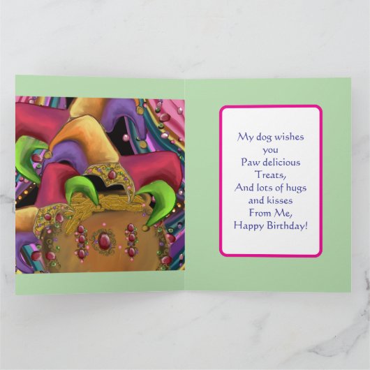 ENGLISH SPRINGER SPANIEL  KARTE (Innenseite)