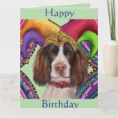 ENGLISH SPRINGER SPANIEL  KARTE (Vorderseite)