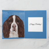 ENGLISH SPRINGER SPANIEL KARTE (Innenseite)