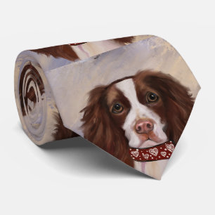 ENGLISH SPRINGER SPANIEL KRAWATTE
