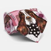 ENGLISH SPRINGER SPANIEL KRAWATTE (Gerollt)