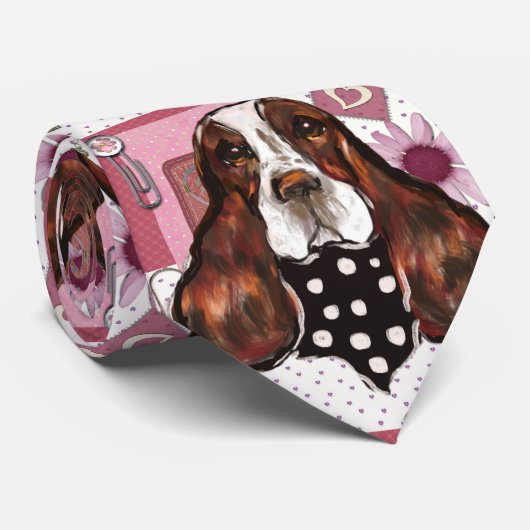 ENGLISH SPRINGER SPANIEL KRAWATTE (Gerollt)