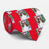 ENGLISH SPRINGER SPANIEL KRAWATTE (Gerollt)