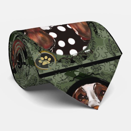 ENGLISH SPRINGER SPANIEL KRAWATTE (Gerollt)