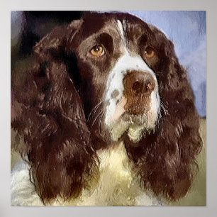 English Springer Spaniel Kunstgeschenke Poster