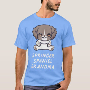 English Springer Spaniel Oma Kawaii Dog Lover T-Shirt