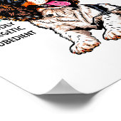 English Springer Spaniel Owner Funny Dog Lover  Poster (Ecke)