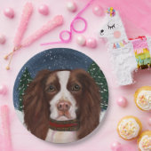 ENGLISH SPRINGER SPANIEL PAPPTELLER (Party)