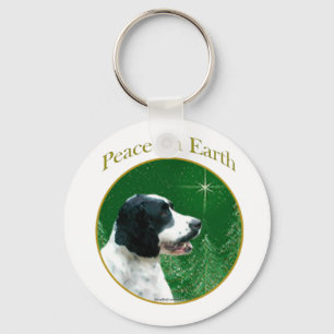 English Springer Spaniel Peace Schlüsselanhänger