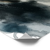 English springer spaniel portrait with ticking poster (Ecke)