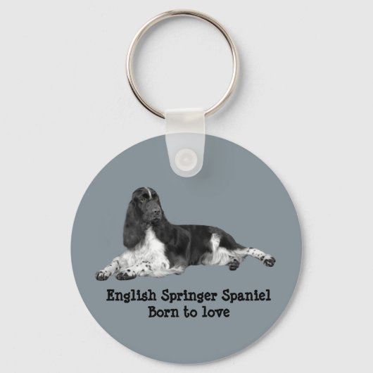 English Springer Spaniel Schlüsselanhänger (Vorderseite)