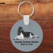 English Springer Spaniel Schlüsselanhänger (Vorderseite)
