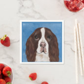 ENGLISH SPRINGER SPANIEL SERVIETTE (Beispiel)