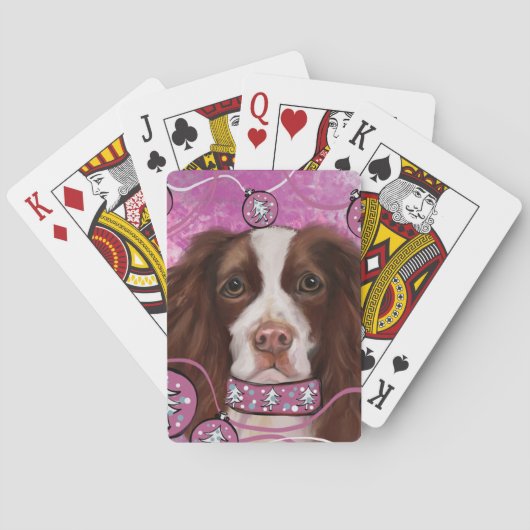 ENGLISH SPRINGER SPANIEL SPIELKARTEN (Rückseite)