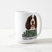 🐾 English Springer Spaniel Stolz 🐾 Kaffeetasse (VorderseiteRechts)