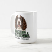 🐾 English Springer Spaniel Stolz 🐾 Kaffeetasse (Vorderseite Links)