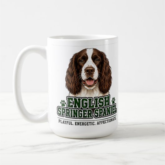 🐾 English Springer Spaniel Stolz 🐾 Kaffeetasse (Links)