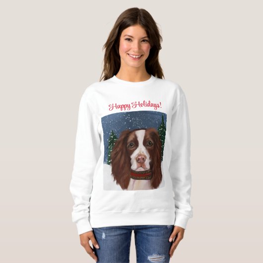 ENGLISH SPRINGER SPANIEL SWEATSHIRT (Vorne ganz)