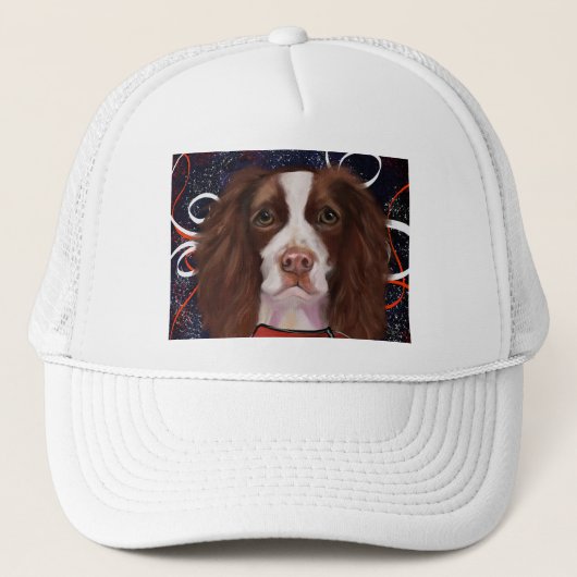 ENGLISH SPRINGER SPANIEL TRUCKERKAPPE (Vorderseite)