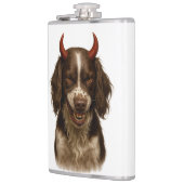 English Springer Spaniel unartiger Teufel Hip Flas Flachmann (Links)