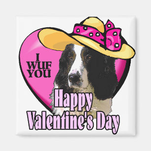 English Springer Spaniel Valentines Magnet