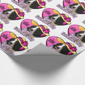 English Springer Spaniel Valentinstag Geschenkpapier (Ecke)