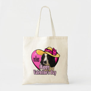 English Springer Spaniel Valentinstag Tragetasche