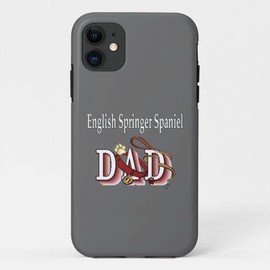 English Springer Spaniel Vater Case-Mate iPhone Hülle (Rückseite)