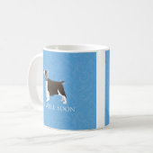 English Springer Spaniel wird bald gut Kaffeetasse (Vorderseite Links)