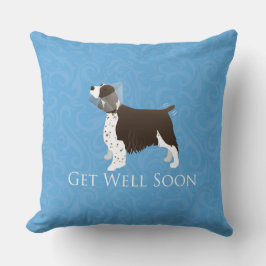 English Springer Spaniel wird bald gut Kissen