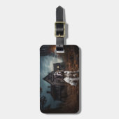 English Springer Spanier Halloween Beängstigend Gepäckanhänger (Vorderseite vertikal)