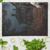 English Springer Spanier Halloween Beängstigend Geschirrtuch (Gefaltet)