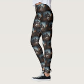 English Springer Spanier Halloween Beängstigend Leggings (Links)
