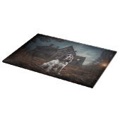 English Springer Spanier Halloween Beängstigend Schneidebrett (Ecke)