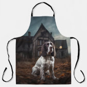English Springer Spanier Halloween Beängstigend Schürze (Vorderseite)