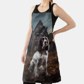 English Springer Spanier Halloween Beängstigend Schürze (InSitu)