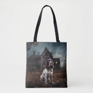 English Springer Spanier Halloween Beängstigend Tasche