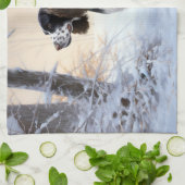 English Springer Spanier Let It Snow Christmas Geschirrtuch (Gefaltet)