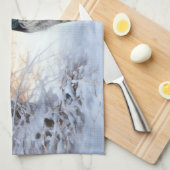 English Springer Spanier Let It Snow Christmas Geschirrtuch (Viertel Falte)