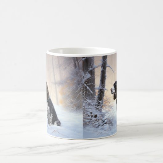 English Springer Spanier Let It Snow Christmas Kaffeetasse (Mittel)