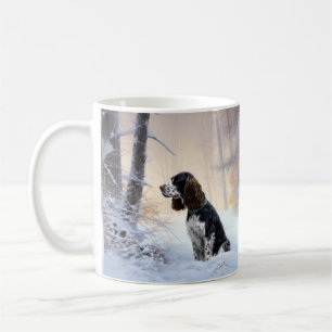 English Springer Spanier Let It Snow Christmas Kaffeetasse